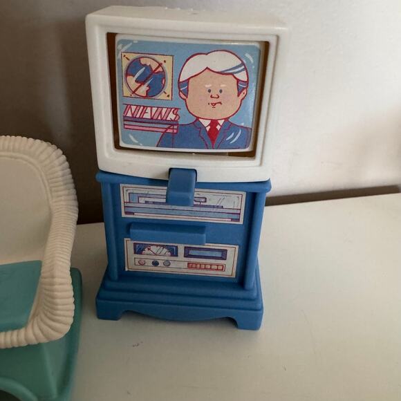 Fisher Price Loving Family Dollhouse Furniture and Accessories Misc Lot Vintage - Picture 4 of 7